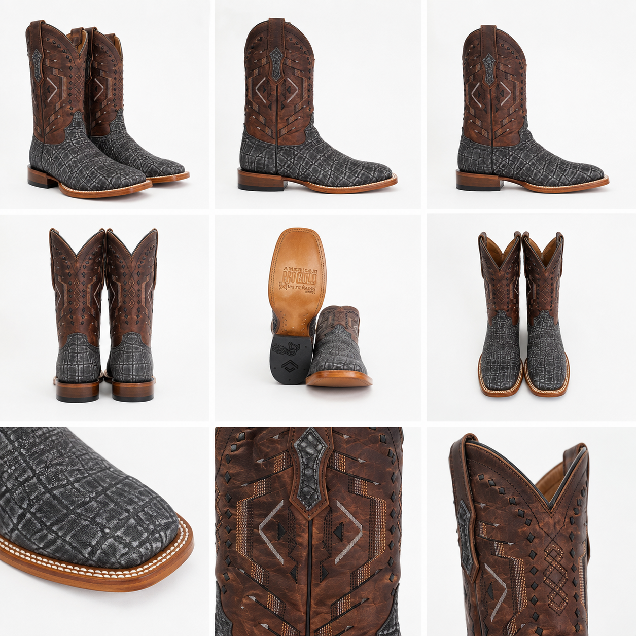 Handcrafted elephant leather boot