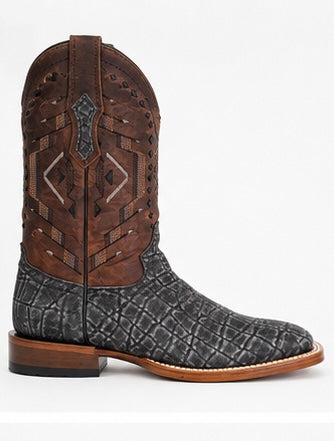 Handcrafted elephant leather boot