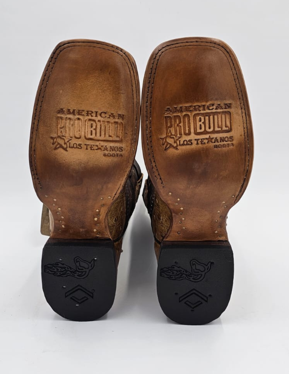 Handcrafted ostrich boot