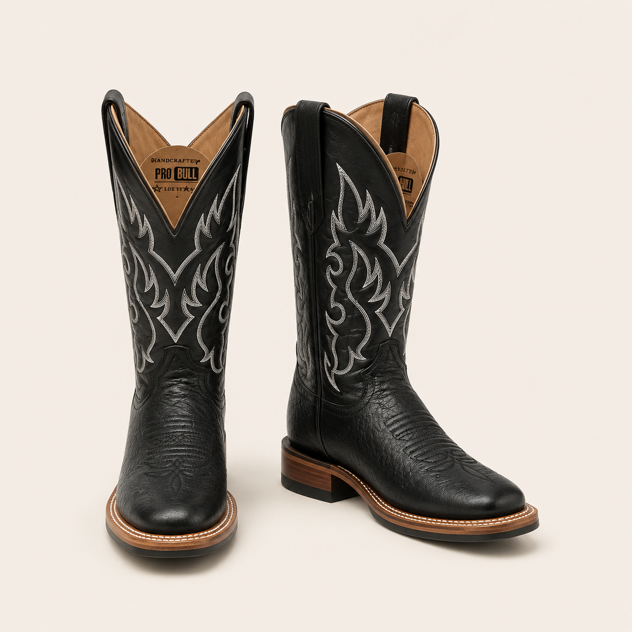 Handcrafted mexican western Boots